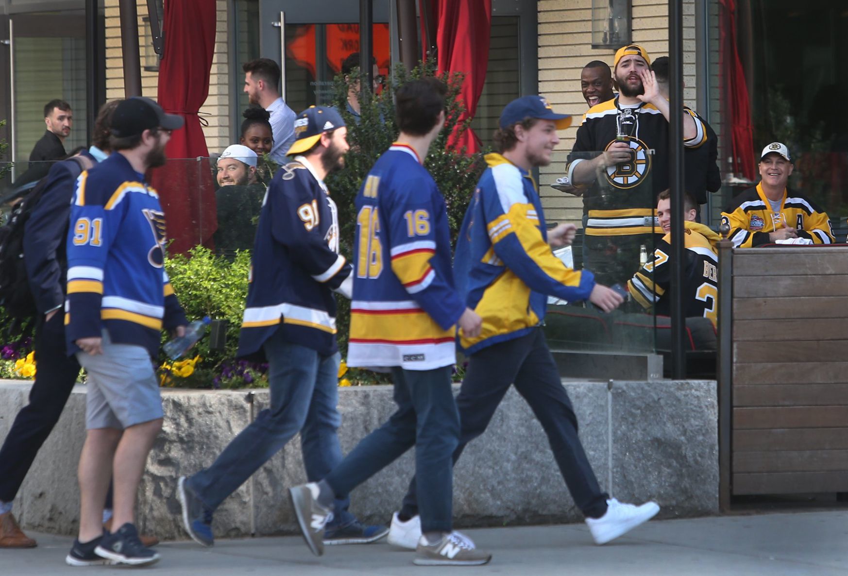 Fans arrive for Game 1 of the Stanley Cup Final